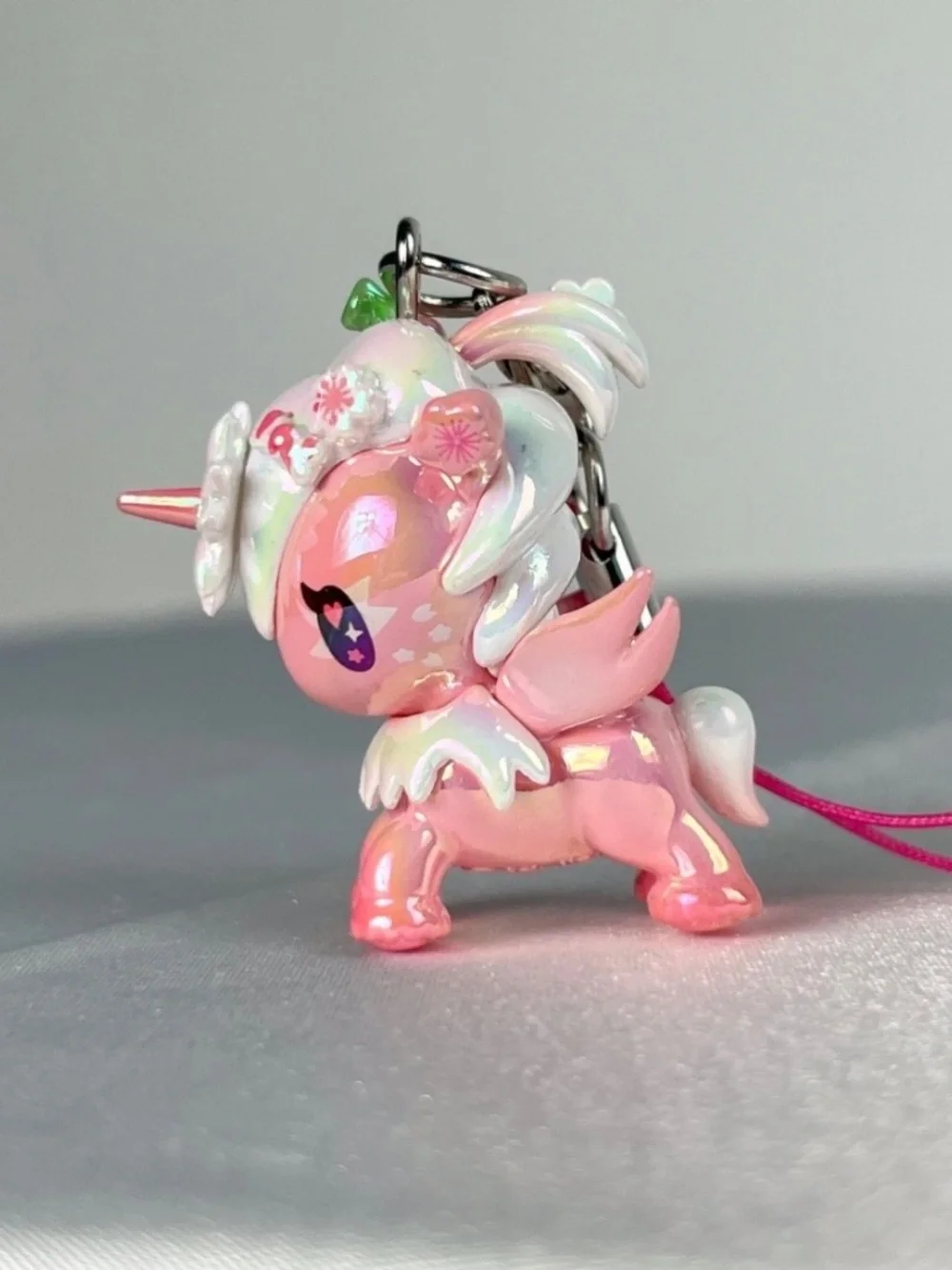 Tokidoki Cherry Blossom Shimmer Cherry Blossom Unicorno Frenzies Phone Bag Charm